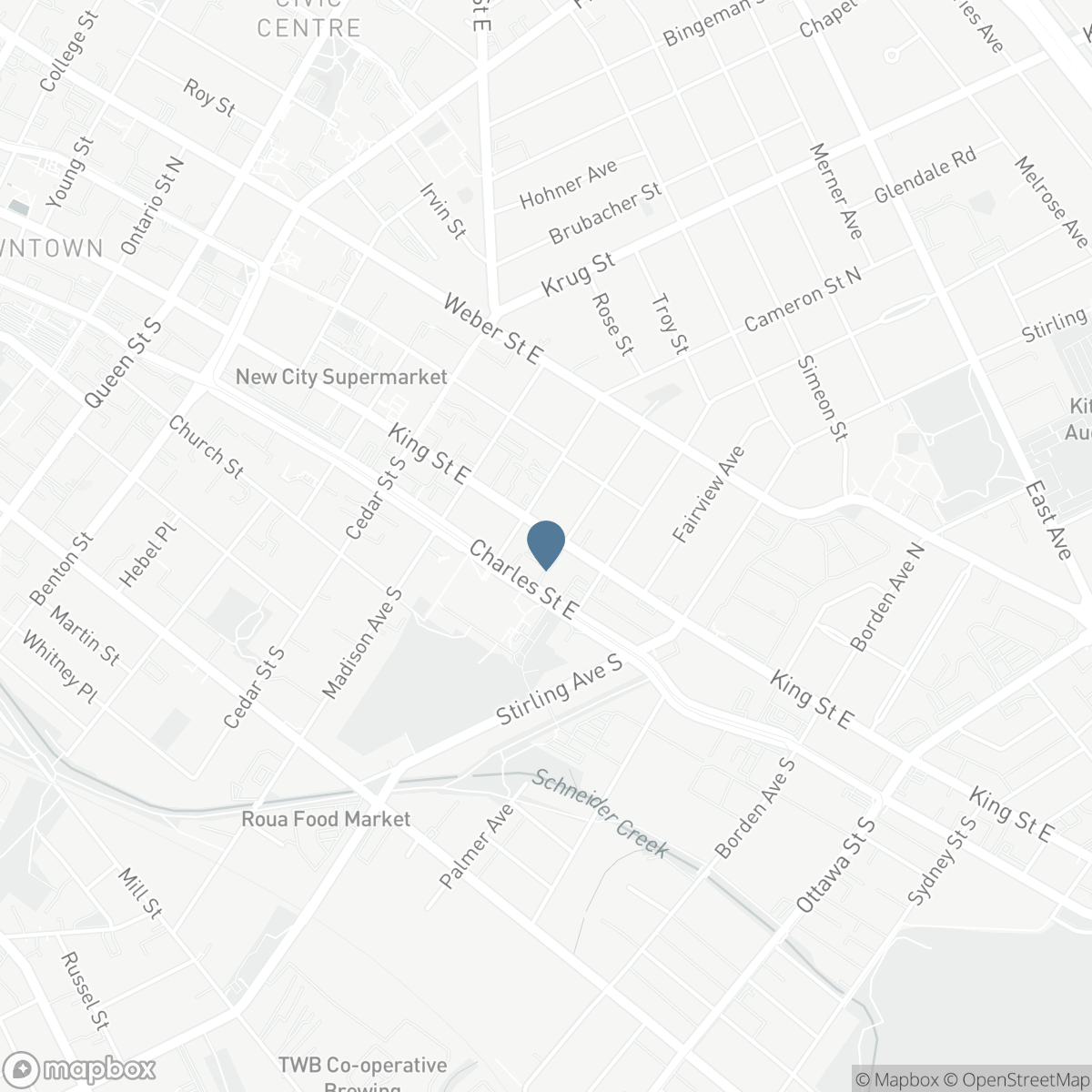 201 - 555 KING STREET E, Kitchener, Ontario N2G 2L9